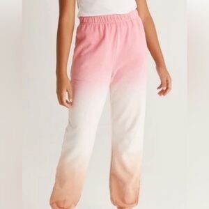 Z Supply Girls Oakland Sunset Jogger - Flamingo Size 10-12